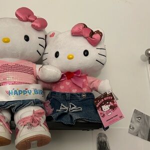 Hello Kitty Plush Toy with Pink Outfit